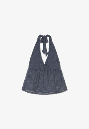 Brownie, TOP HALTER LACE - Top - azul noche