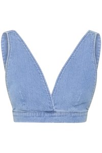 FIBI TOP - Top - mid blue washed