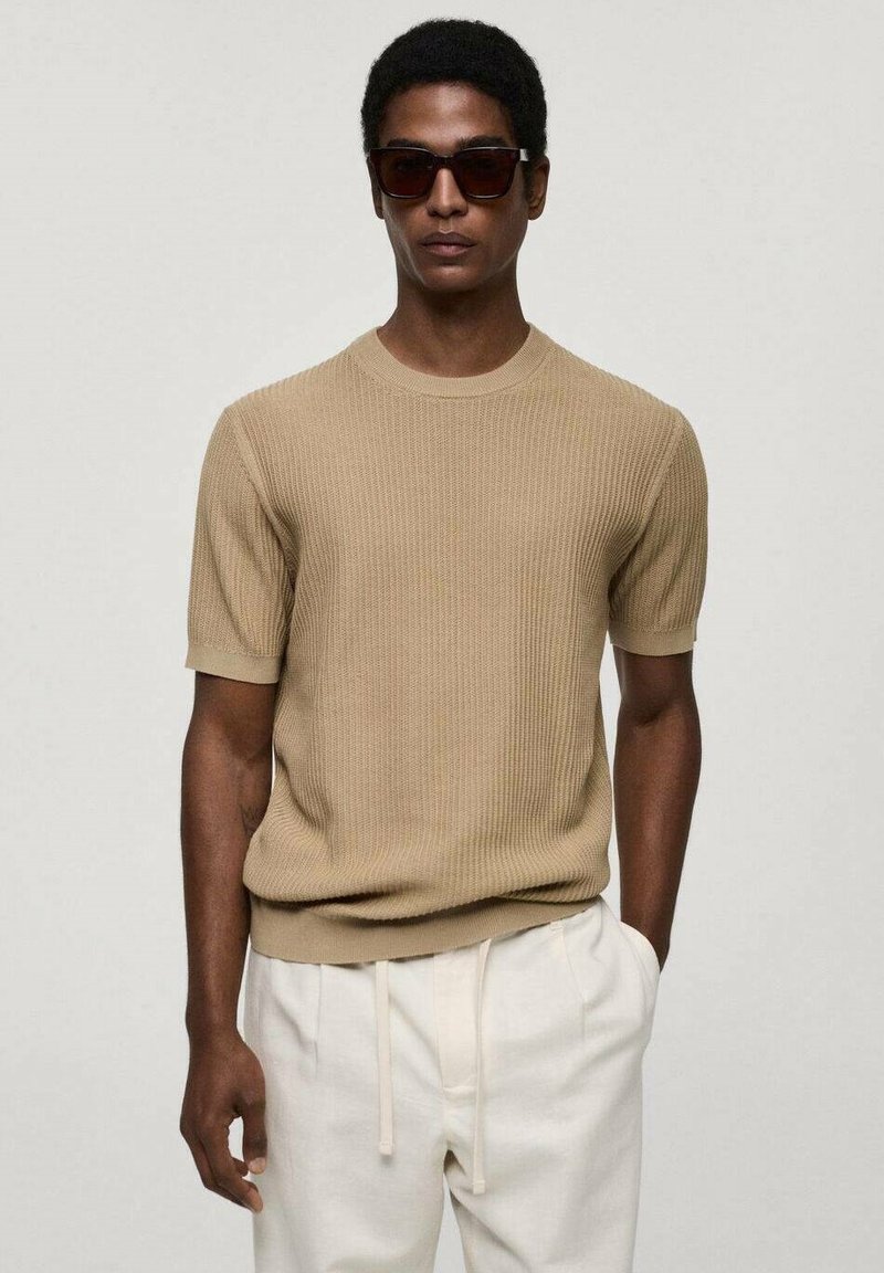 Mango T-shirts basic - brown