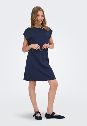 ONLY GIRLS, DRESS KOGADA-MAY SHORT DRESS - Robe en jersey - navy blazer