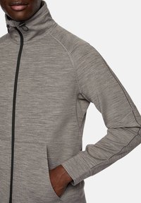 Boggi Milano TECH LIGHTWEIGHT - Felpa con zip - grey