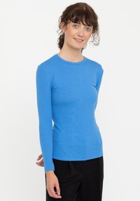 Soft Rebels SRFENJA - Pikkade varrukatega topp - palace blue