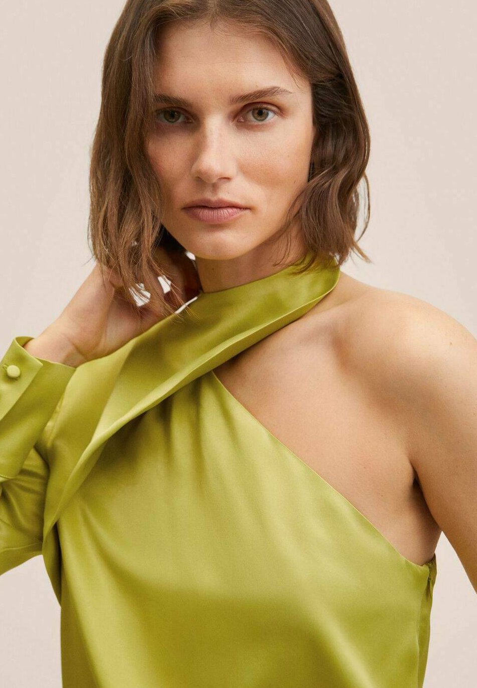 Mango Blusa - green/verde - Zalando.es