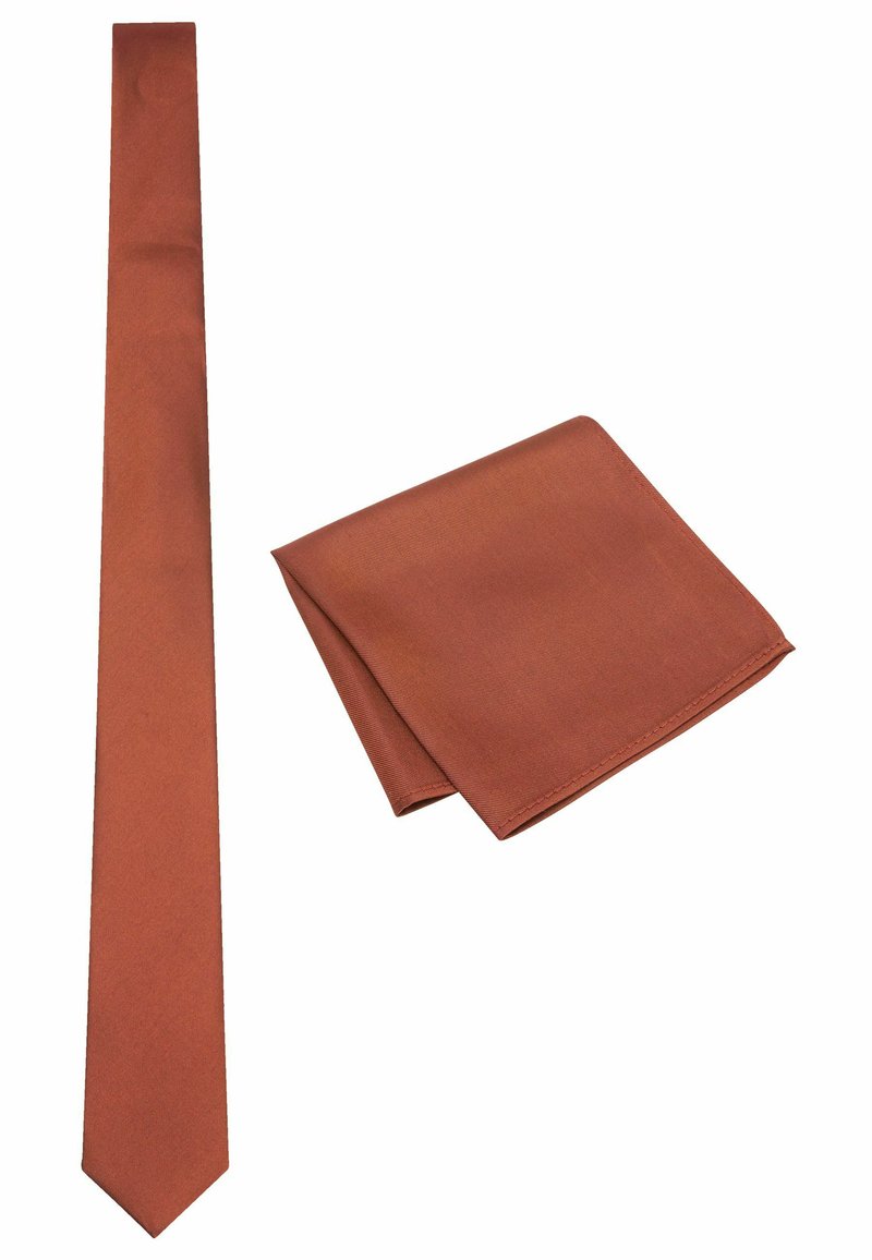 Next SET - Einstecktuch - rust brown
