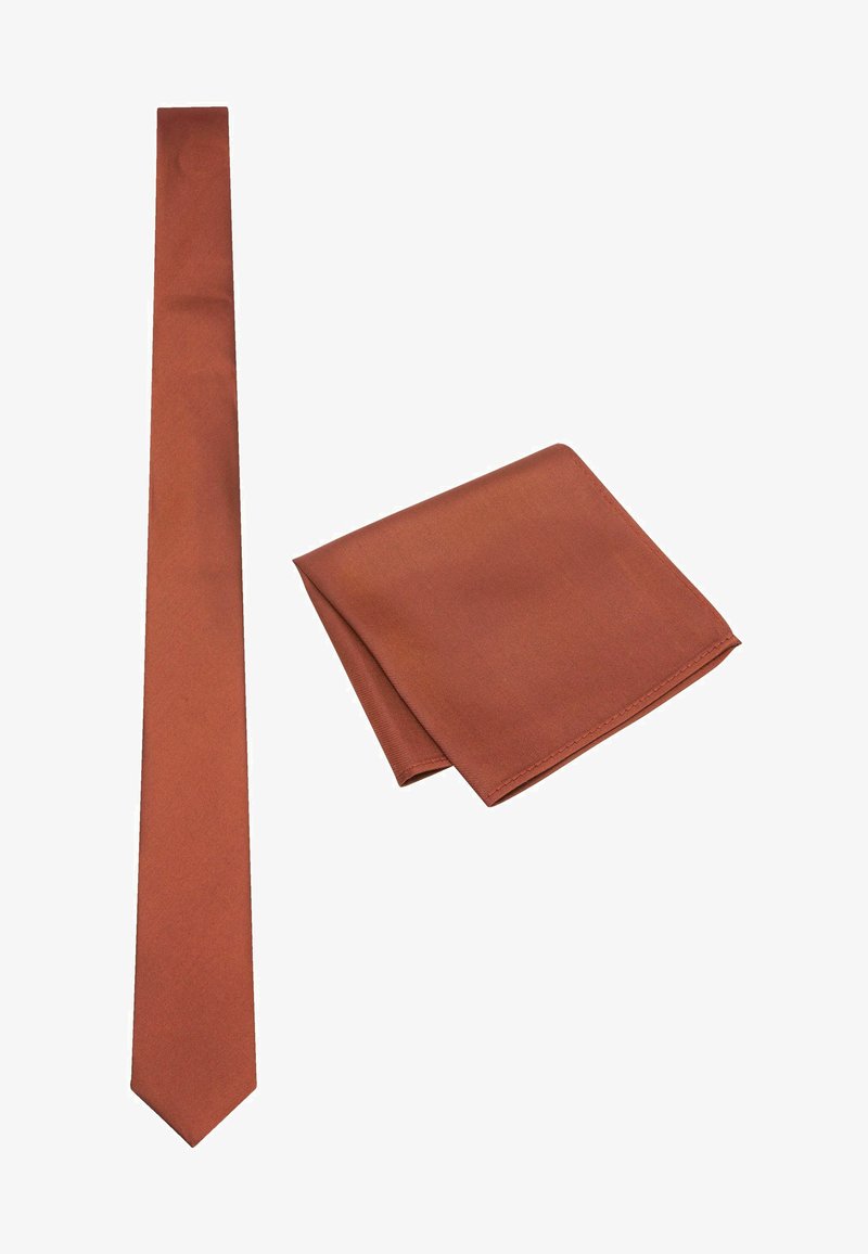 Next SET - Einstecktuch - rust brown