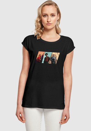 Merchcode GRAND TRIO  - T-shirts med print - black