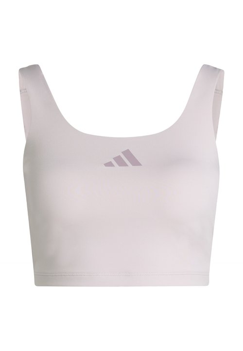 adidas OPTIME BRA TANK - Sujetadores deportivos con sujeción media - ice purple — foto 5