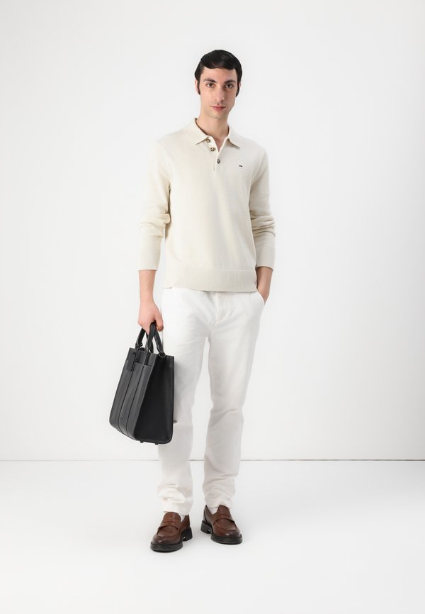 SLIM ESSENTIAL SWEATER - Long sleeved top - desert sand dune2