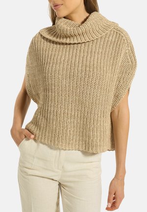 Strickpullover - biscuit
