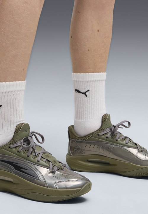 PUMA SCOOT ZEROS III BASKETBALLSCHUHE UNISEX - Zapatillas - loden green- aged silver-coloured — photo 2