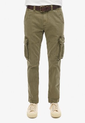 CORE - Cargo trousers - chive green