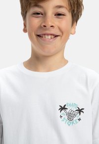 Quiksilver SHARE THE STOKE 8 - 16 - Triko s potiskem - white