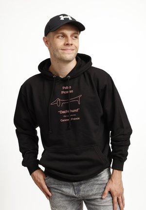 Henry Tiger, APOH LONDON PICASSO SAUSAGE DOG - Jersey con capucha - jet black