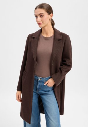 s.Oliver, S.OLIVER MANTEL - Classic coat - schoko