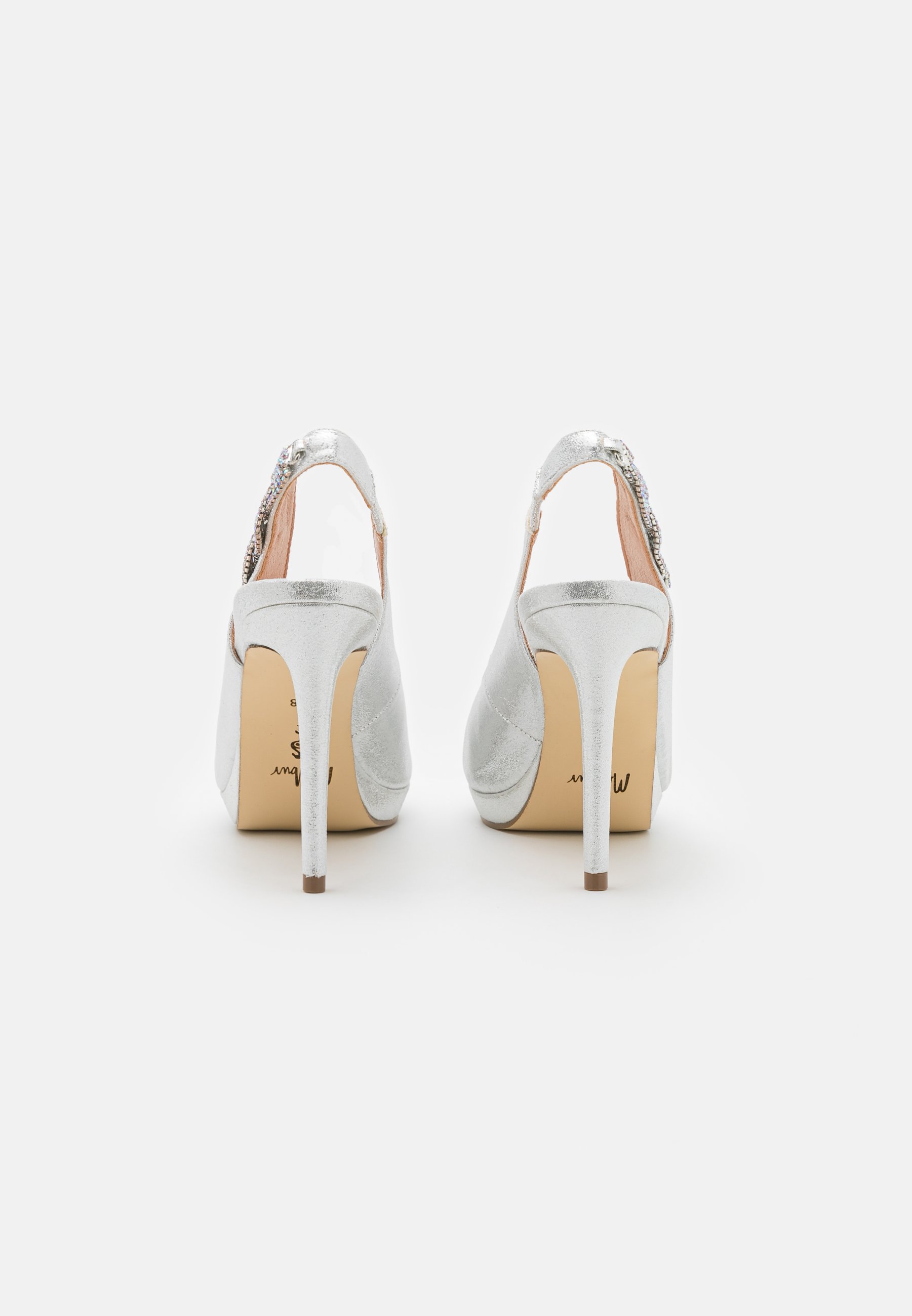 Menbur Zapatos de plataforma - silber/plateado - Zalando.es