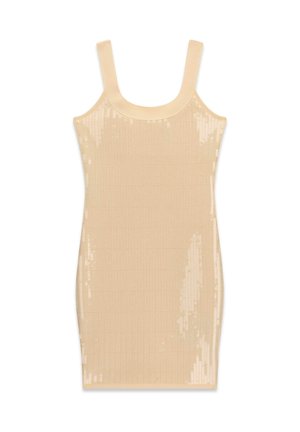 MARCIANO BY GUESS, MARCIANO PAILLETTEN-BANDAGE KLEID - Vestido de cóctel - beige