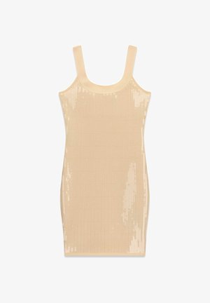 MARCIANO BY GUESS, MARCIANO PAILLETTEN-BANDAGE KLEID - Vestito elegante - beige