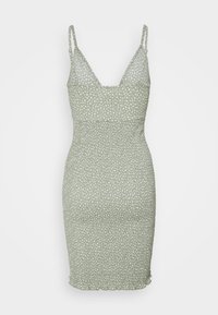 Object Petite OBJLEVENTA STRAP DRESS - Vestido direito - desert sage