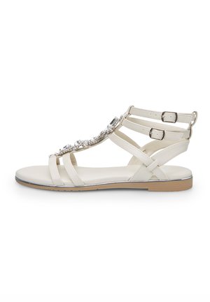 Ankle cuff sandals - beige