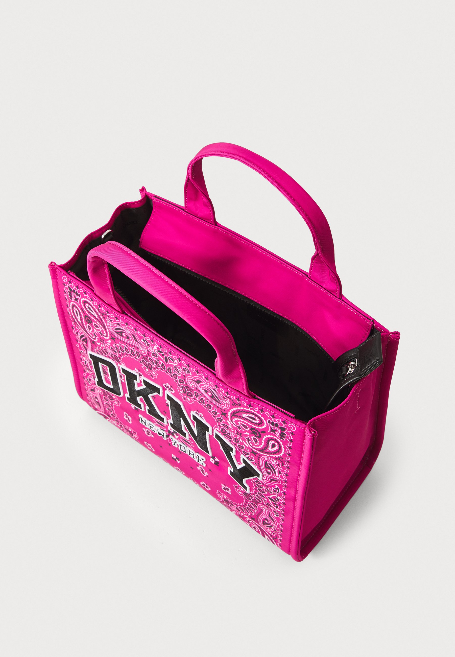 DKNY HANDLEE BANDANA TOTE - Handbag - festive pink/pink - Zalando