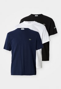 UNISEX 3 PACK - T-shirts - black/white/navy blue