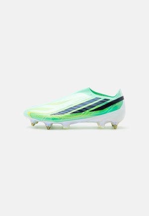 F50 HYPERFAST ELITE LACELESS - Футболни обувки за мек терен - pulse mint/core black/solar lemon
