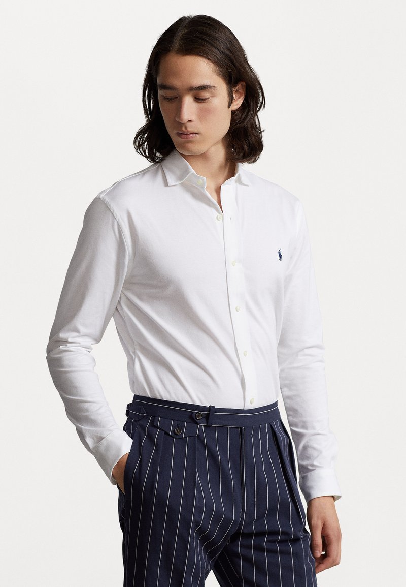 Polo Ralph Lauren LONG SLEEVE SPORT SHIRT - Shirt - white - Zalando.co.uk