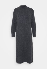 ONLANDREA HIGHNECK DRESS  - Strikket kjole - dark grey melange