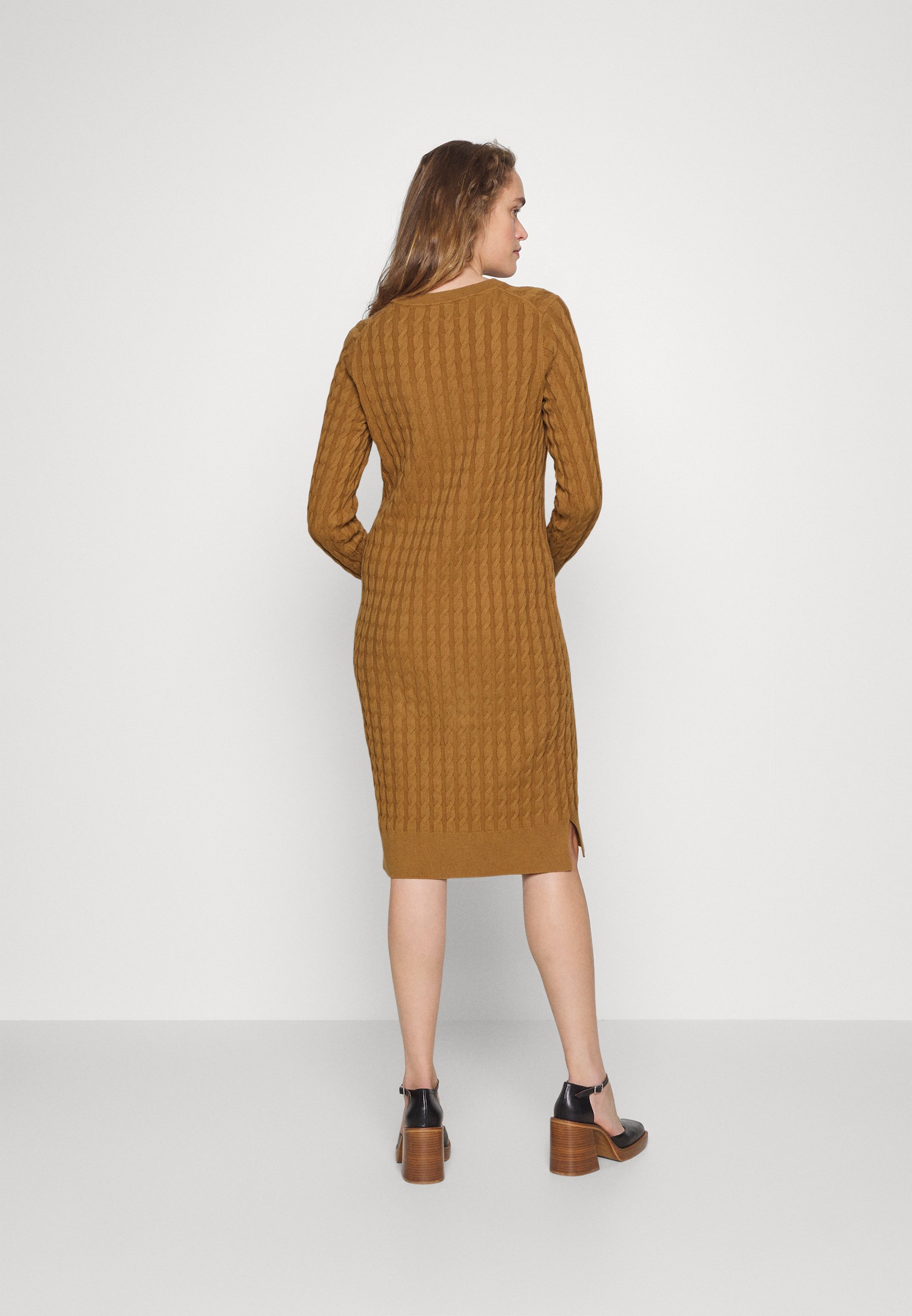 GANT TWISTED CABLE DRESS - Jumper dress 
