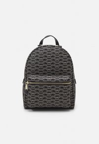 ZAINO BACKPACK MONOGRAM - Rugzak - nero/ecru