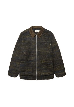 Woodbird, WBBLADE HAIRY ZIP JACKET - Chaqueta fina - dark olive