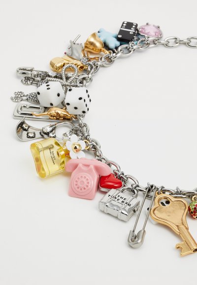 MARC JACOBS STICKER STATEMENT NECKLACE - Kaelakee - silver-coloured/multi-coloured