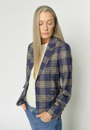 BLAKE CHEC  - Sacou - crown blue