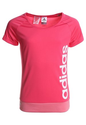 T-shirt med print - pink