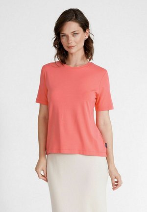 JENNIE - T-shirt basic - coral pink