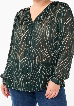 Blouse - dark green