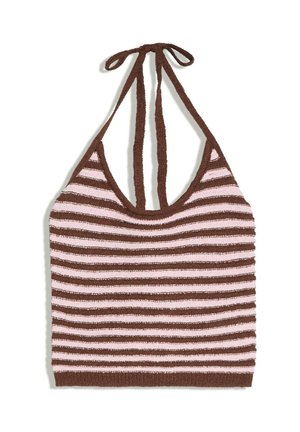 Bershka, STRIPED- TOP - Top - green