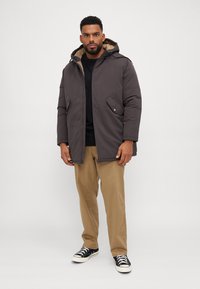 Jack & Jones JJLOOP - Vinterfrakke - mulch
