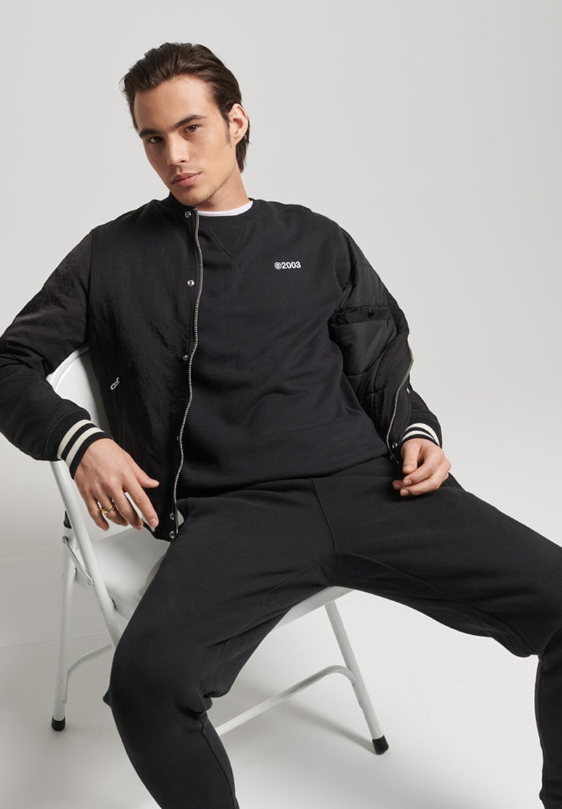Herren Kapuzenpullover | Superdry Sweatshirt black/schwarz - ES03877 Herren Kapuzenpullover | Superdry Sweatshirt black/schwarz - ES03877