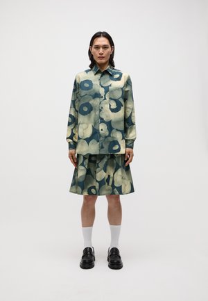 BARITONI AKVARELLI UNIKKO UNISEX - Camicia - dark green/light yellow
