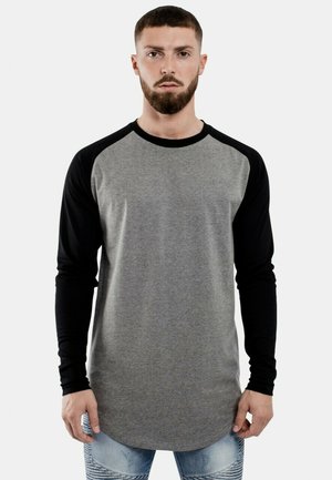 Blackskies BASEBALL  - Tops ar garām piedurknēm - grey black