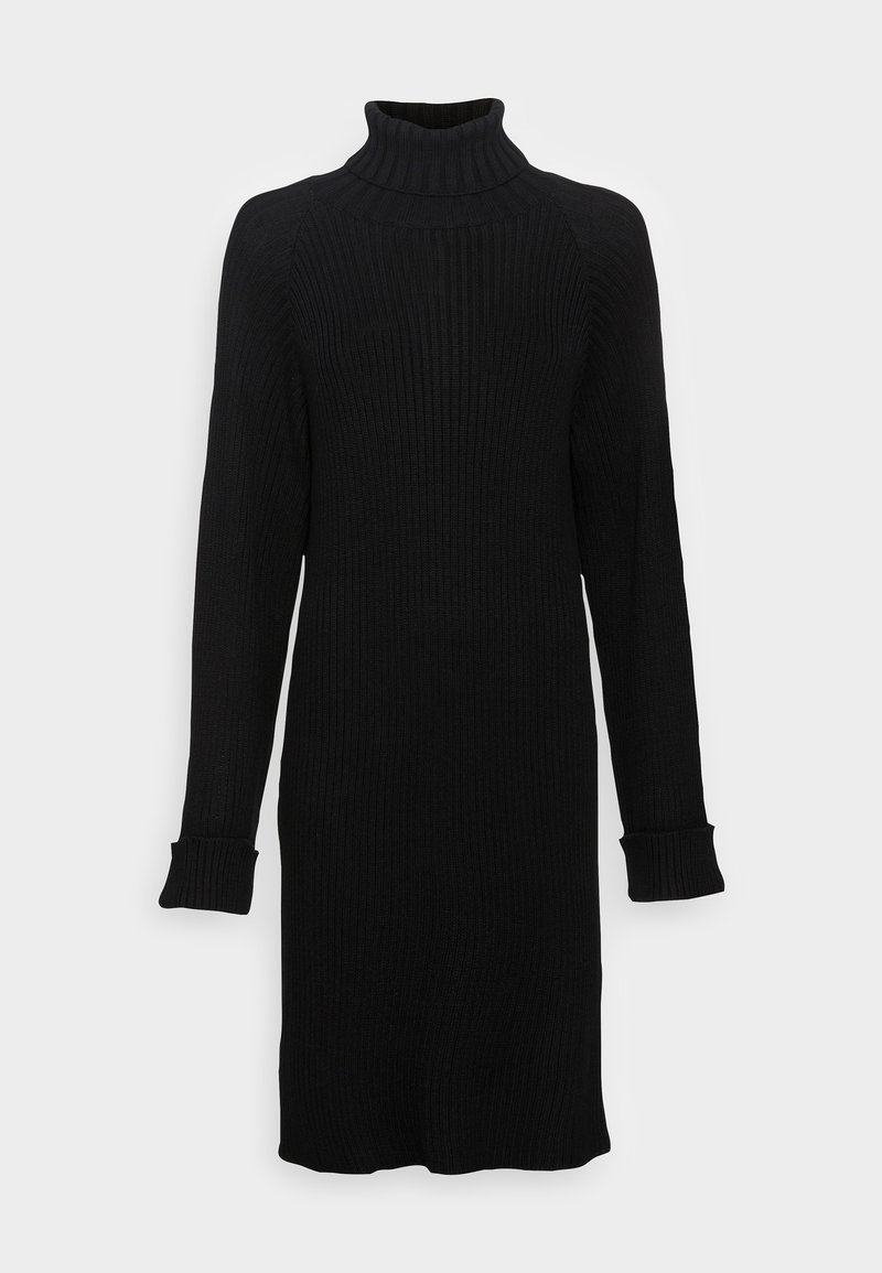 YAS Tall YASMAVI ROLL NECK DRESS Jumper dress black Zalando.de