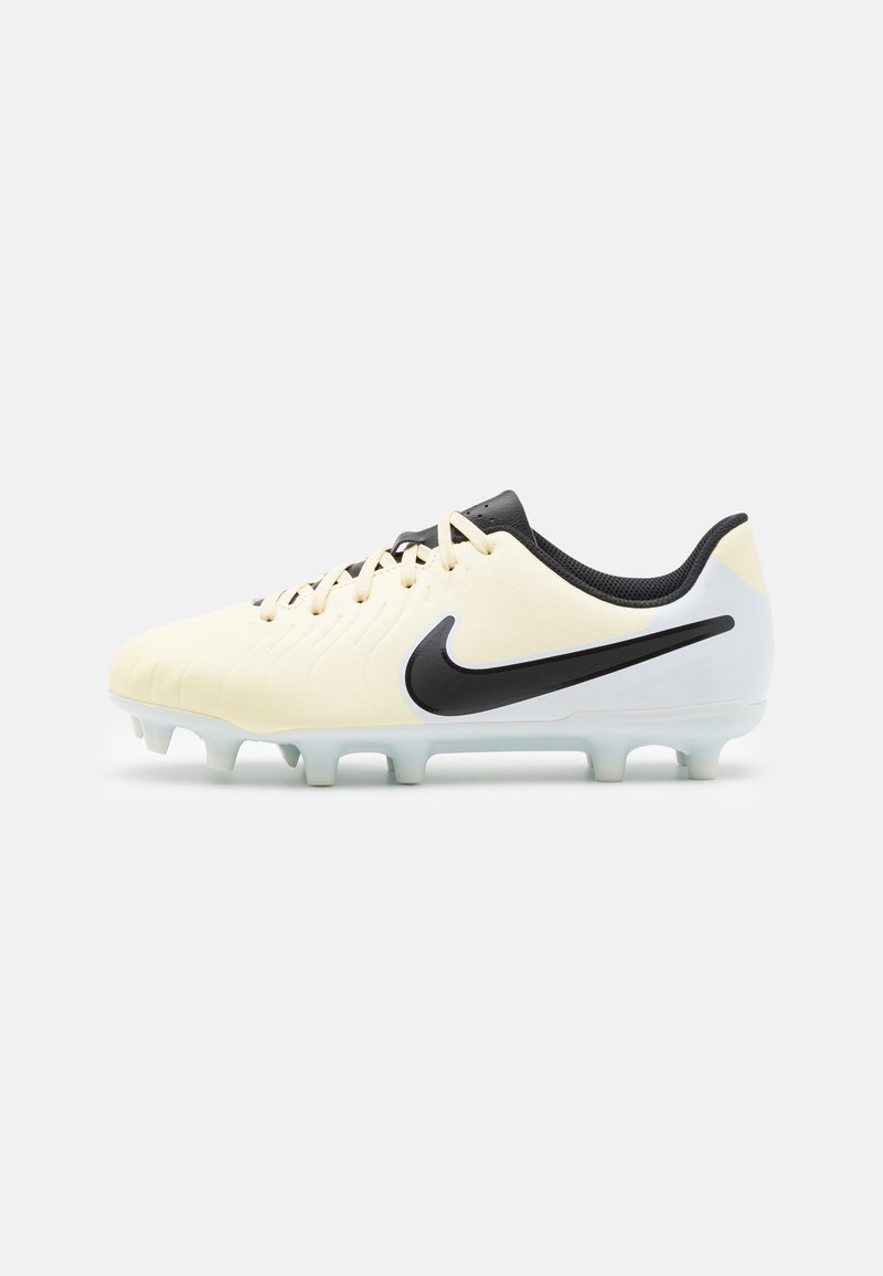 Nike Performance LEGEND 10 CLUB UNISEX - Scarpe da calcetto con tacchetti - lemonade/black/metallic gold coin
