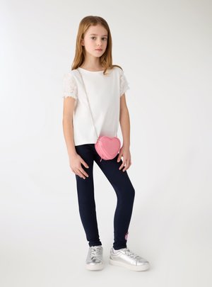 Terranova, CON MANICHE IN A PETALI - T-shirt con stampa - bianco lana