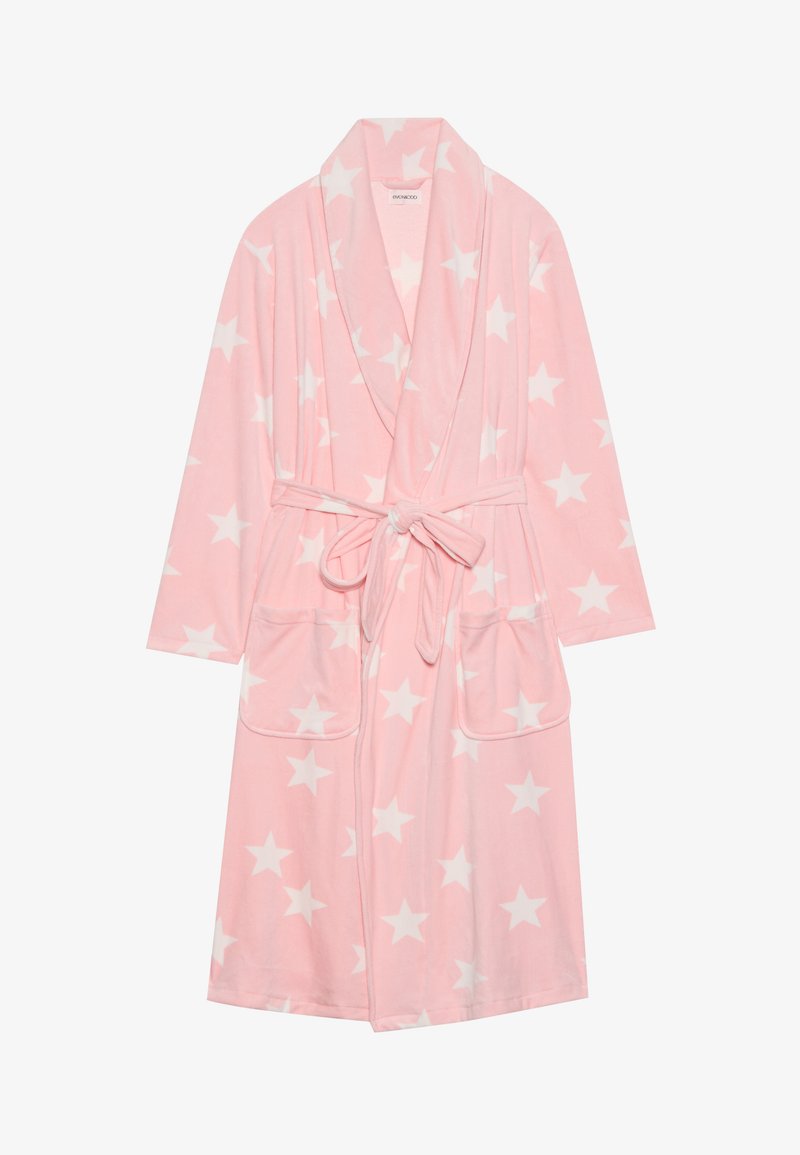 pink star dressing gown Pink Stars Print Dressing Gown