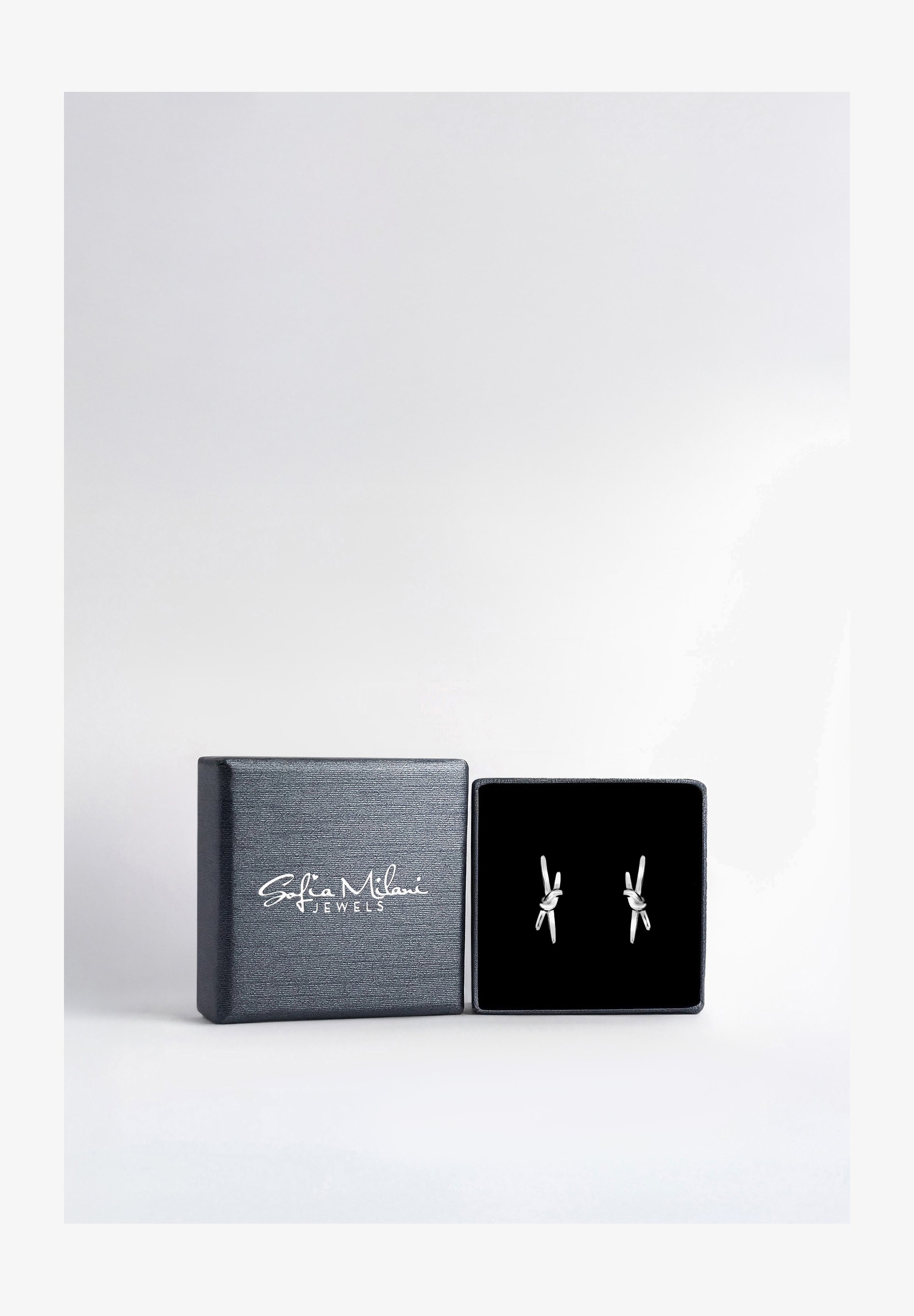 Orecchini A Perno Nota Musicale In Argento 925 - SOFIA MILANI, Gioielli Ipoallergenici Placcati Rodio, Eleganti, In Confezione Regalo