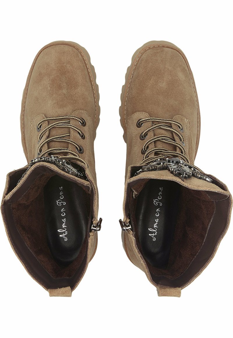 Damen Ankle Boots | Alma en Pena Plateaustiefelette beige - AN88975 Damen Ankle Boots | Alma en Pena Plateaustiefelette beige - AN88975