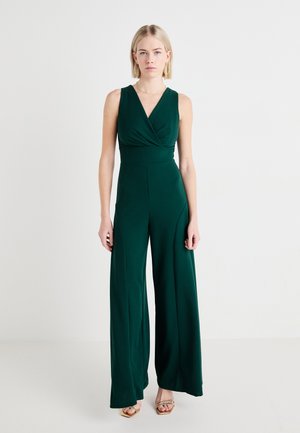 BECKY V NECK JUMPSUIT - Jumpsuit - forest green