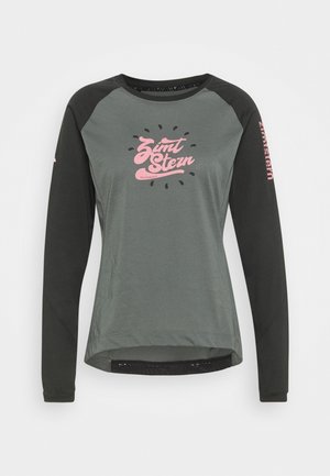 PUREFLOWZ - Funkční triko - gun metal/pirate black