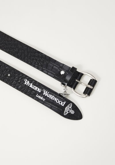 Vivienne Westwood WIDE ALEX CHARM BELT UNISEX - Cinto - black